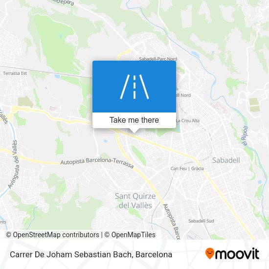Carrer De Joham Sebastian Bach map