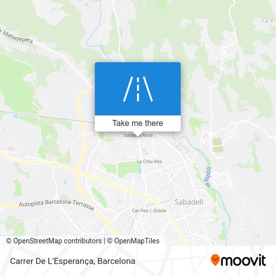 Carrer De L'Esperança map