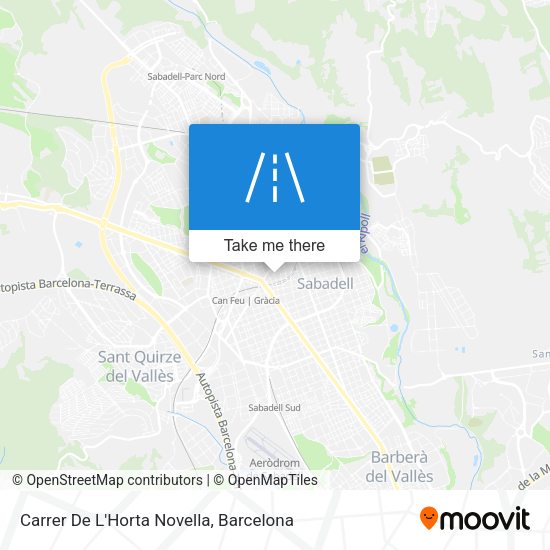 Carrer De L'Horta Novella map
