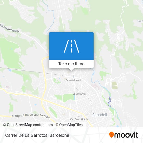 Carrer De La Garrotxa map