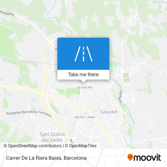 Carrer De La Riera Baixa map