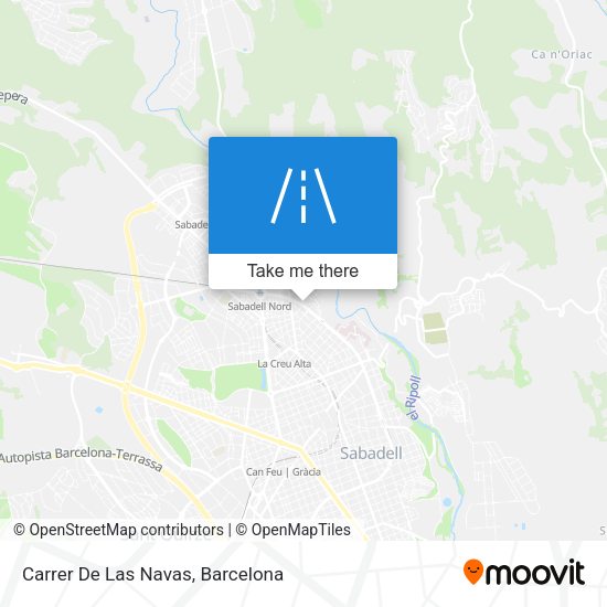 Carrer De Las Navas map