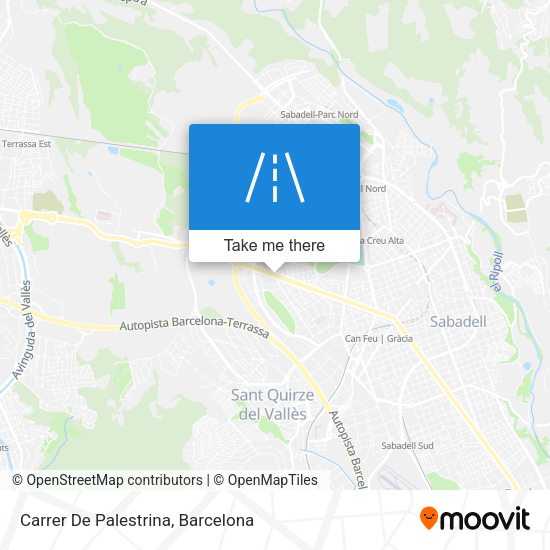 Carrer De Palestrina map
