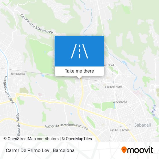 Carrer De Primo Levi map