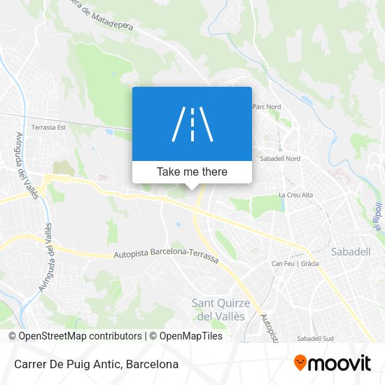 Carrer De Puig Antic map