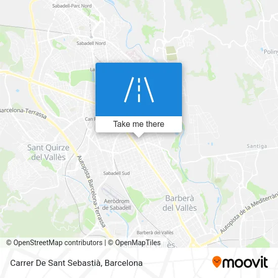 mapa Carrer De Sant Sebastià