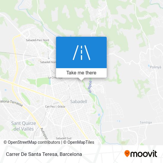 Carrer De Santa Teresa map
