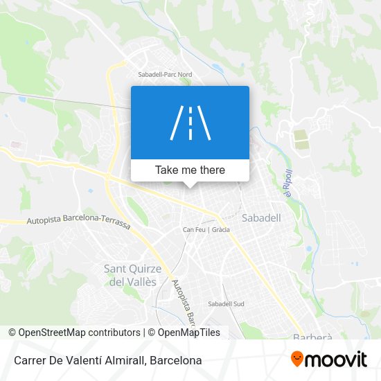 Carrer De Valentí Almirall map