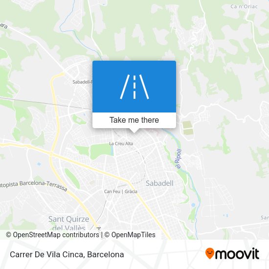 Carrer De Vila Cinca map