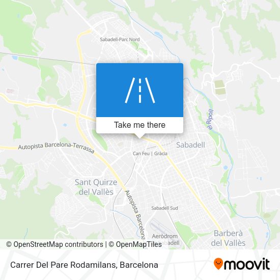 Carrer Del Pare Rodamilans map