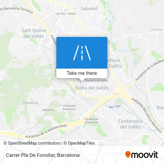 Carrer Pla De Fonollar map