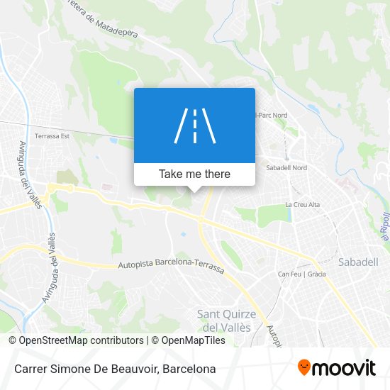 Carrer Simone De Beauvoir map