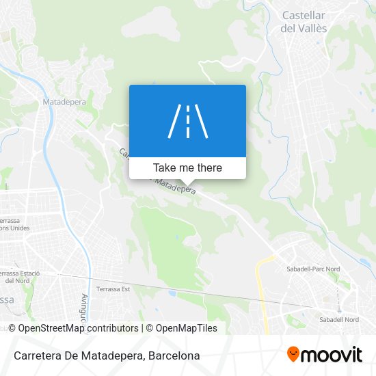 Carretera De Matadepera map