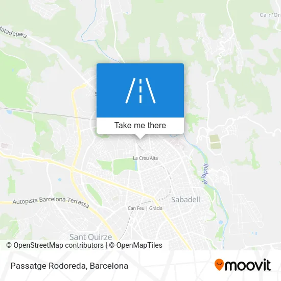 Passatge Rodoreda map