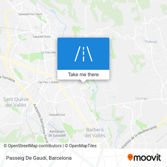 Passeig De Gaudí map