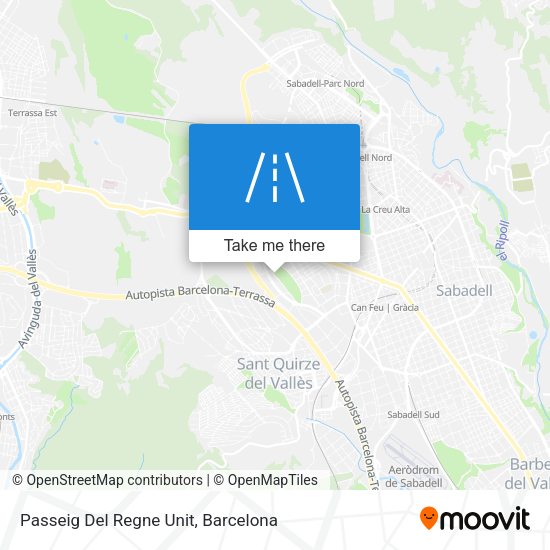 Passeig Del Regne Unit map