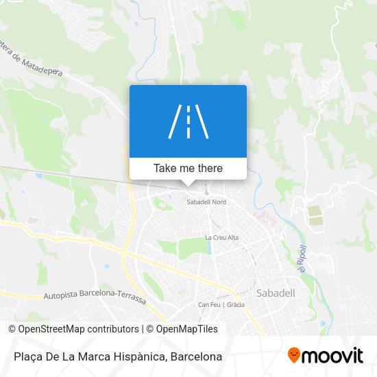 Plaça De La Marca Hispànica map