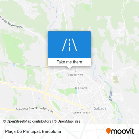 Plaça De Principat map
