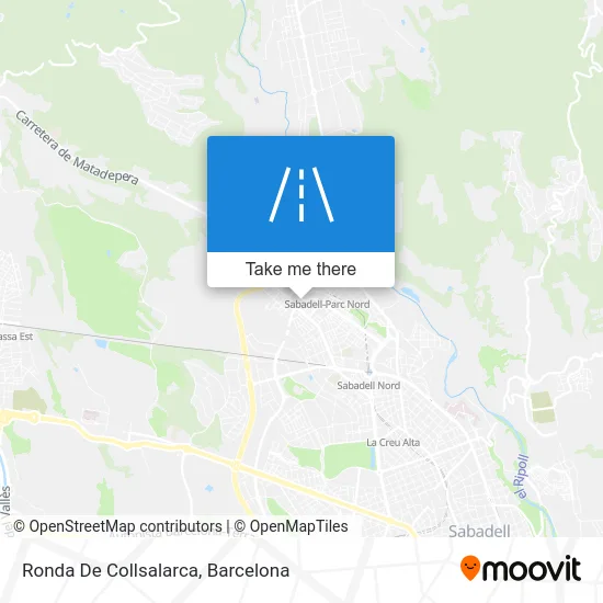 Ronda De Collsalarca map