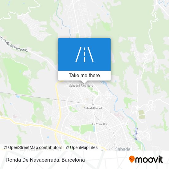 Ronda De Navacerrada map