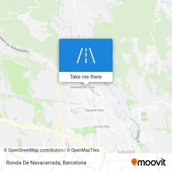 Ronda De Navacerrada map