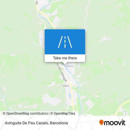 Avinguda De Pau Casals map