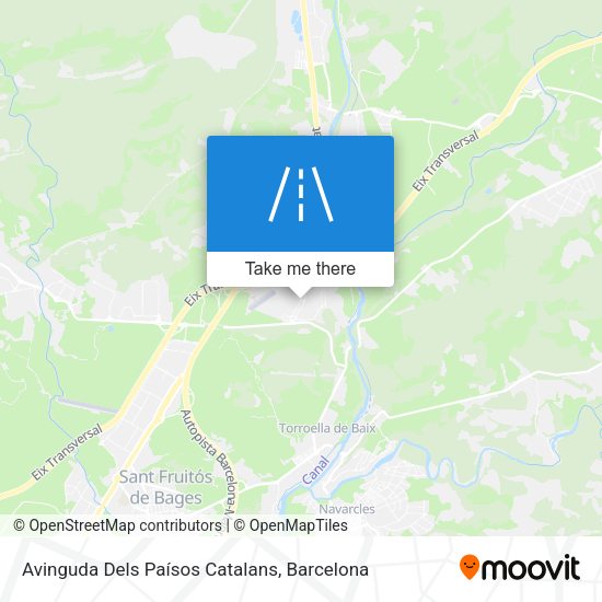 Avinguda Dels Paísos Catalans map