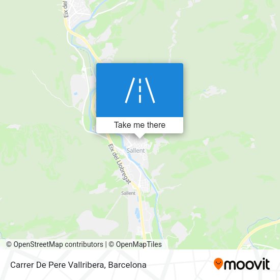 Carrer De Pere Vallribera map