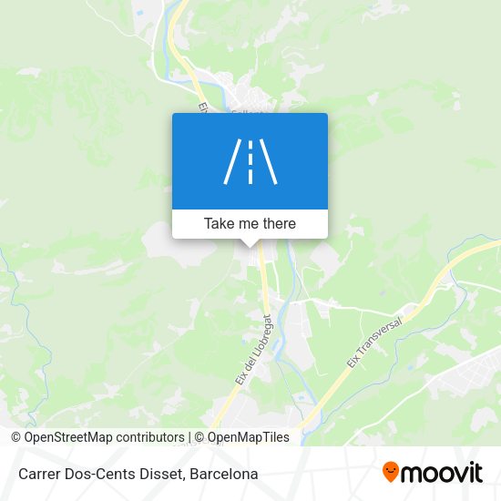Carrer Dos-Cents Disset map