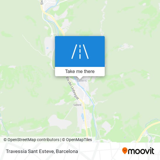 Travessia Sant Esteve map