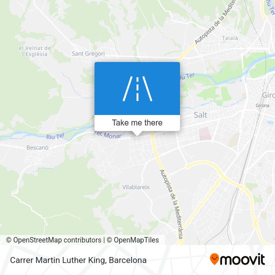 Carrer Martin Luther King map