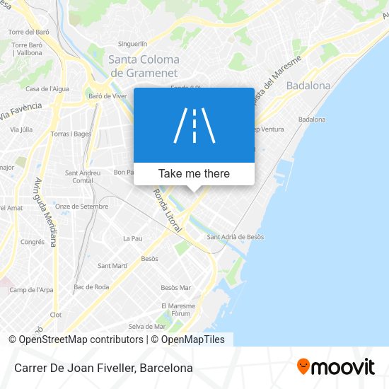 Carrer De Joan Fiveller map