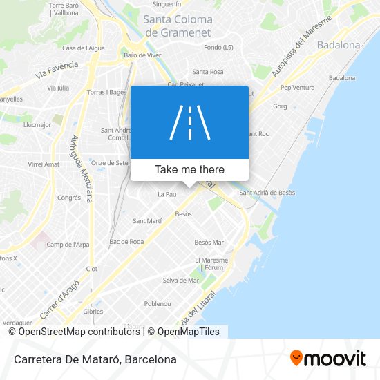 Carretera De Mataró map