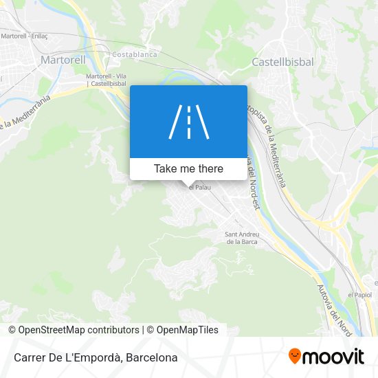 Carrer De L'Empordà map