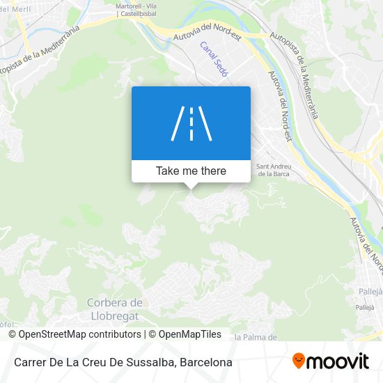 Carrer De La Creu De Sussalba map