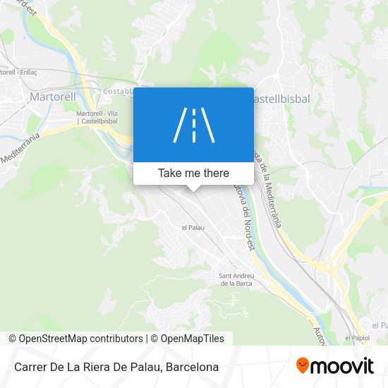 Carrer De La Riera De Palau map