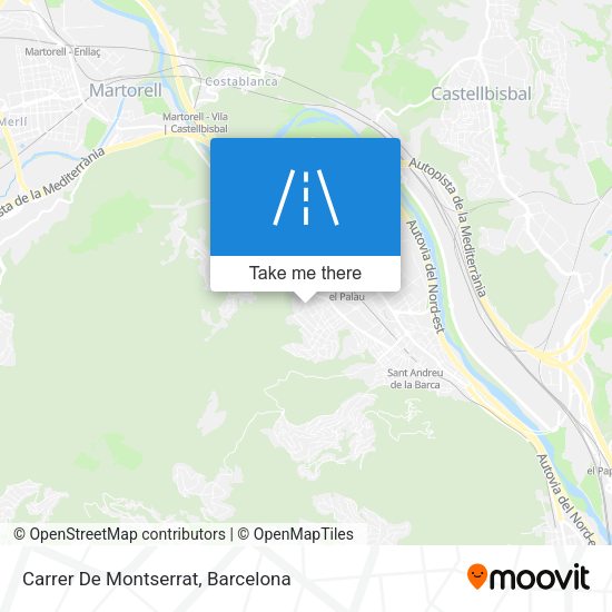 Carrer De Montserrat map
