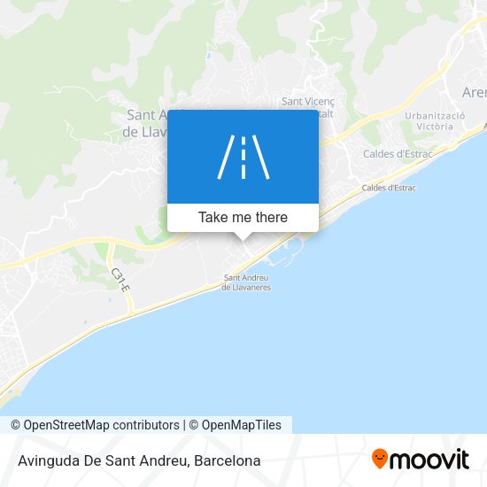 Avinguda De Sant Andreu map