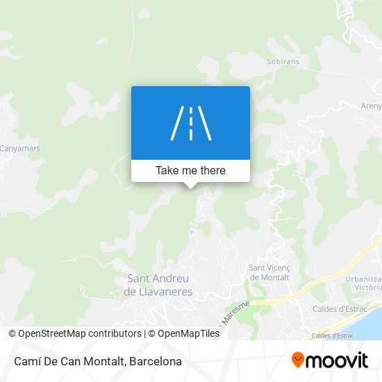 Camí De Can Montalt map
