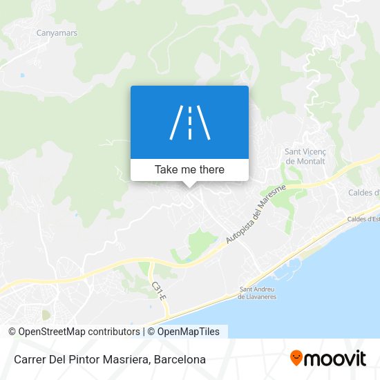 Carrer Del Pintor Masriera map