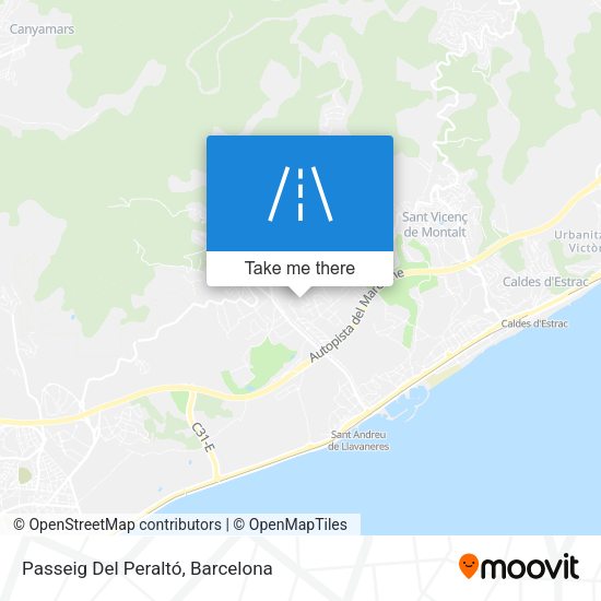 Passeig Del Peraltó map