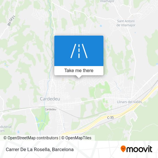 Carrer De La Rosella map
