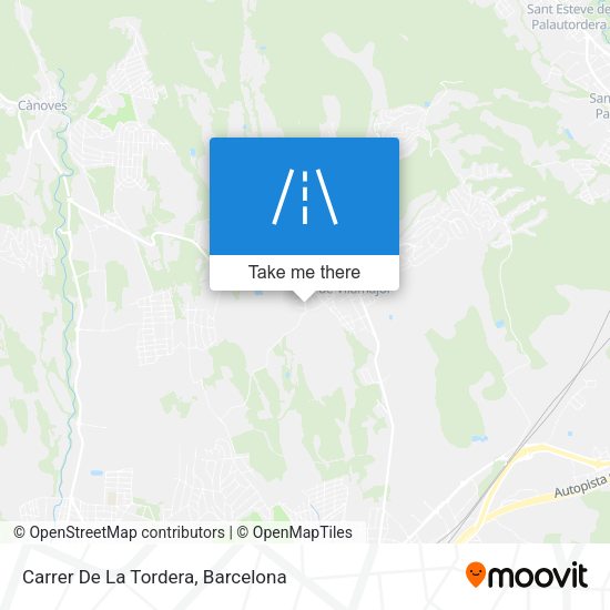Carrer De La Tordera map