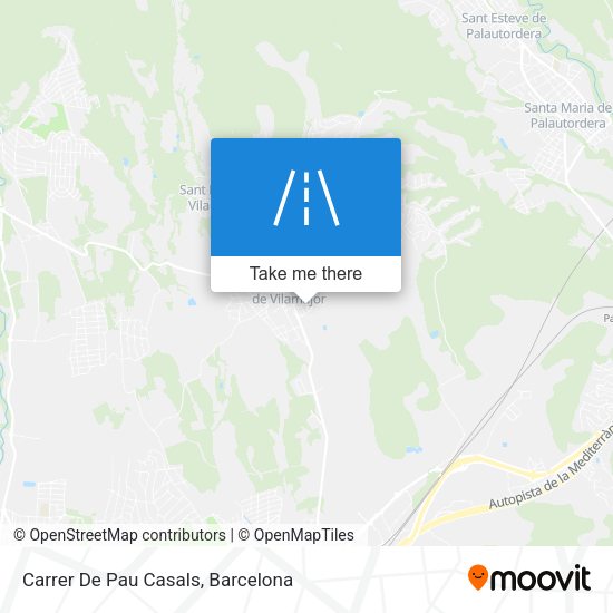 Carrer De Pau Casals map