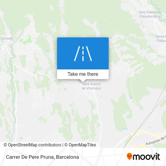 Carrer De Pere Pruna map