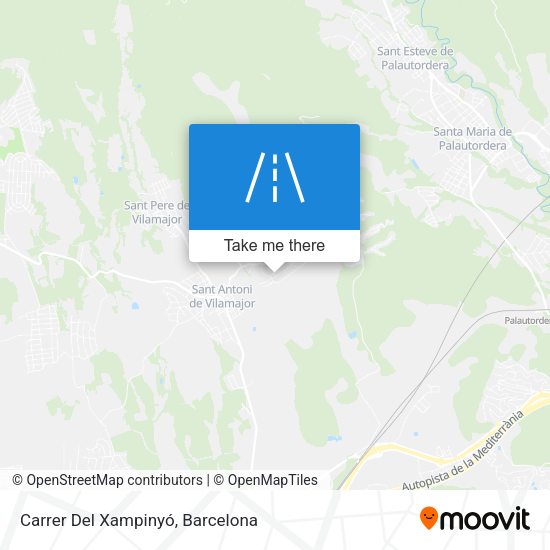 Carrer Del Xampinyó map