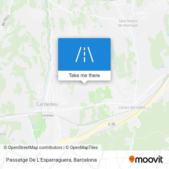 Passatge De L'Esparraguera map