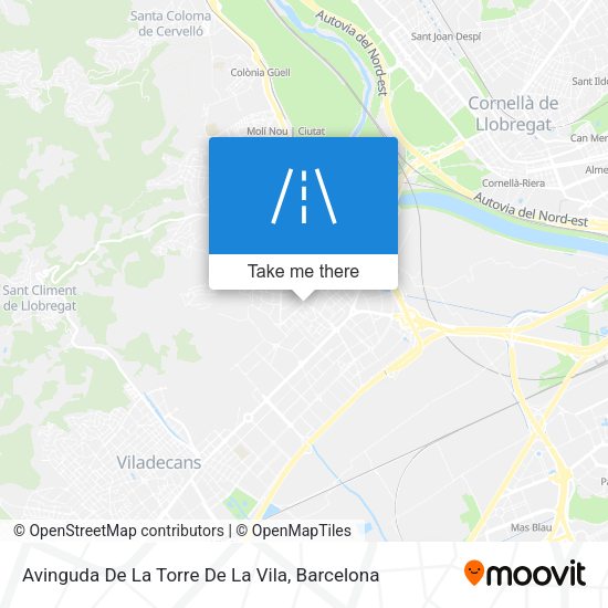 Avinguda De La Torre De La Vila map
