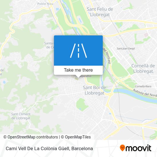 Camí Vell De La Colònia Güell map