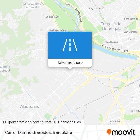 Carrer D'Enric Granados map